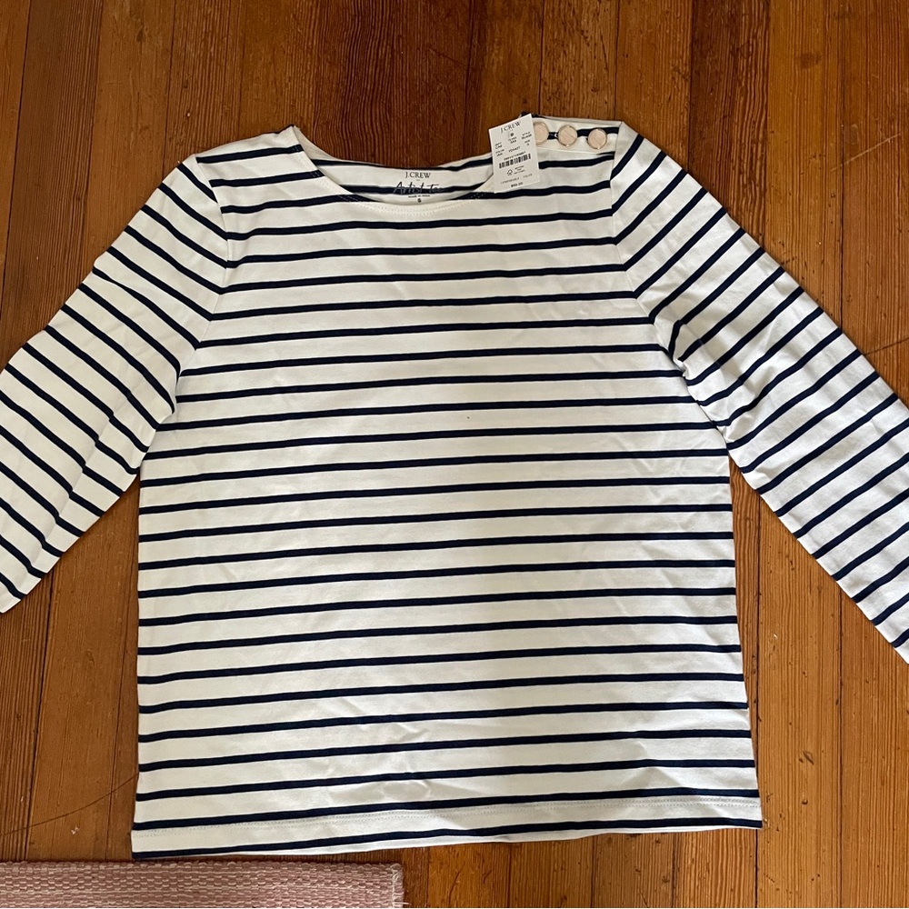 NWT J Crew sailor mariner top. Size S